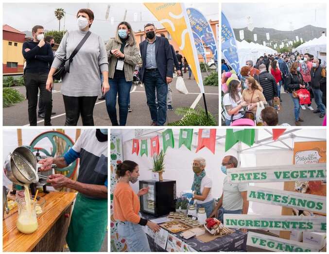 Collage de fotos de la feria/TA.